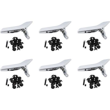 Kit di riparazione maniglia interna cromata da 6 pezzi per pannello di rivestimento interno della portiera W204 X204 (lato destro)