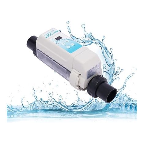EC8 - Chlorateur de sel de Piscine - 50 m³/13209 - avec contrôle Intelligent - pour Piscine - Auto-nettoyant - Chlorinateur d'eau salée (1/5)