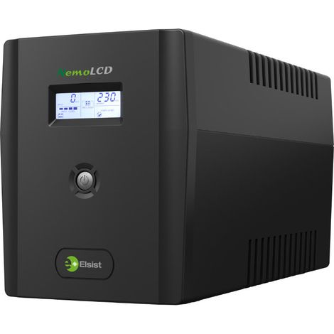 Naicon USV NemoLCD 65 650VA/240W Line Interactive 2 Schuko-Steckdosen LCD-Display USB