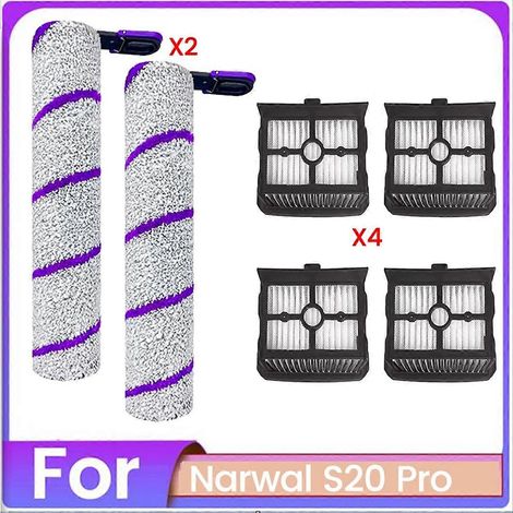 Pièces pour aspirateur pour S20 Pro aspirateur eau/poussière Inclue filtres HEPA et Microfiber rouleau-brosse (1/5)
