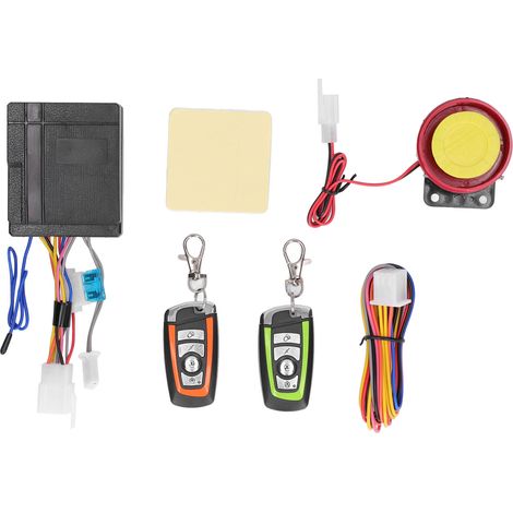 GARRYFIZH Système d'alarme de sécurité pour moto 12V, antivol, 2 télécommandes universelles pour véhicule tout-terrain ATV (1/5)
