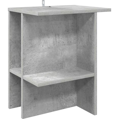 Tavolino da salotto Grigio Cemento 40 x 30 x 49 cm vidaXL