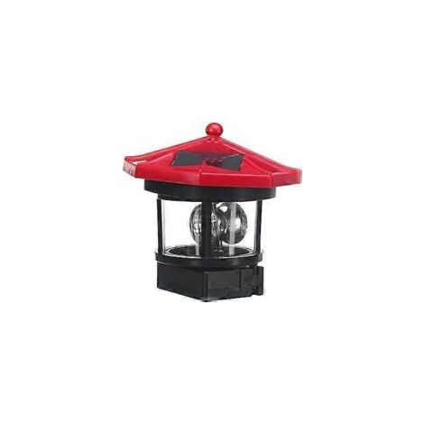 Solarleuchtturm, wasserfeste Statue, mediterraner Stil, strahlendes Design, 360°-Drehung, Außendekoration, energiesparend. – Crezuo