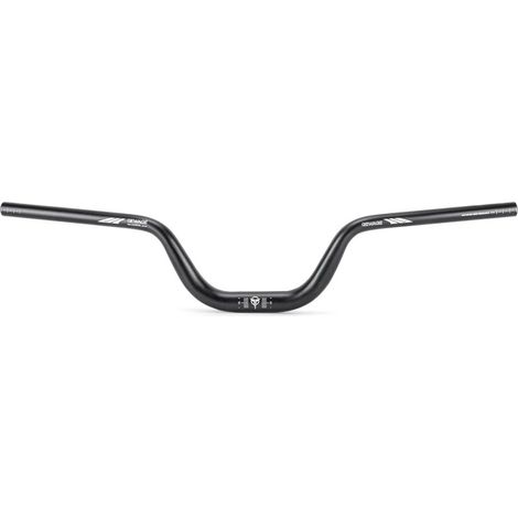 Manubrio per bicicletta in alluminio, 780 mm, rialzo 120 mm, nero. (1/5)