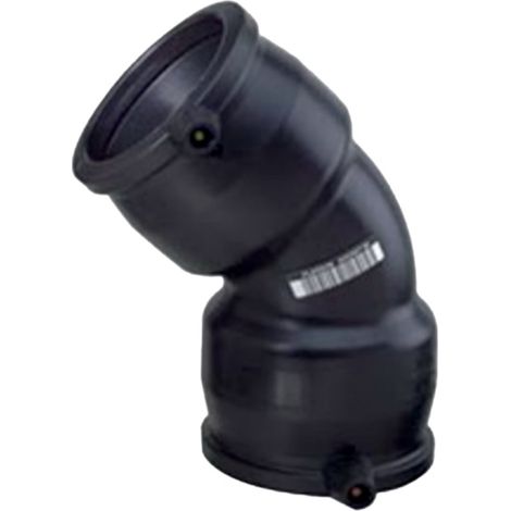 Coude 45° électrosoudable PE - 225 mm - PLASSON