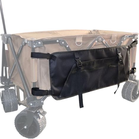Sac latéral de chariot pliable, poche latérale pour chariot pliant Poche latérale de transport de grande capacité, Oxford 600D,Organisateur d'accessoires de Camping de plage pour pique-nique, jardin (1/5)