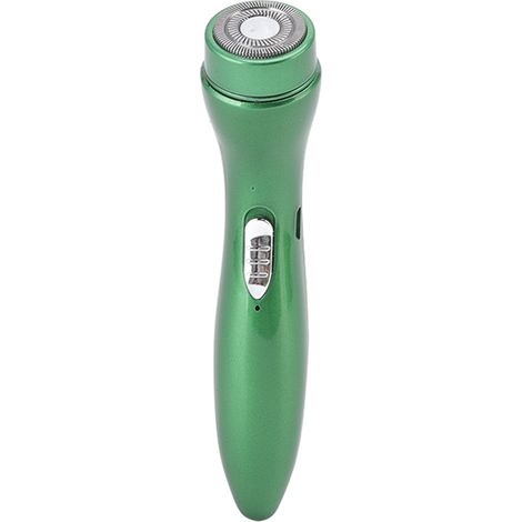 Rasoir Électrique Homme Faible Bruit Acier Inoxydable Tondeuse Crâne Peau Sensible 3,7V 2W Vert (1/5)