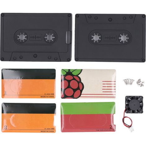 Étui de protection en ABS en forme de bande, coque amovible et ventilée pour Raspberry Pi 2B 3B 3B+ (1/5)