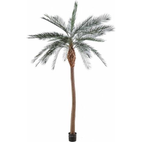 Palmier Phoenix artificiel H 280 cm D 200 cm en pot pour extérieur