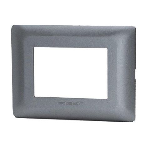 PLACCA COPRIFRUTTI ABM - GRIGIO SCURO POSTI 3 MM 120X85- 8 pezzi