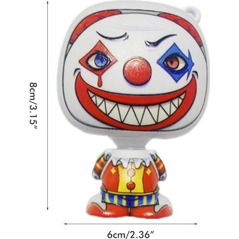 Figurine Horreur Tête Hochement LED Auto Décor Voiture Tableau de Bord Halloween Ornement Cadeau Effrayant (1/5)
