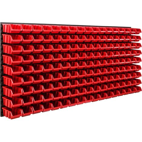 Panneau d'outils d'atelier 172 x 78 cm + 153 cuvettes (1/5)