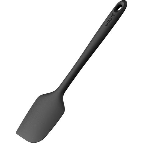 Großer Silikon Spatel 35,6cm, Hitzebeständig bis 250℃, Schwarz