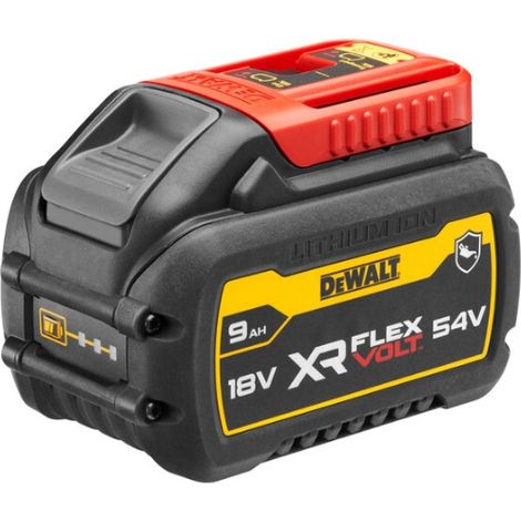 Batería DeWalt 18/54V 9,0/3,0Ah FlexVolt DCB547G, Batería oleo-resistente, Tecnología FlexVolt, Compatible con herramientas DeWalt 18V y 54V.