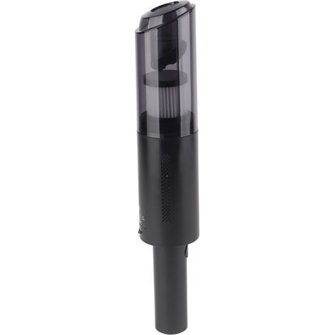 Aspirateur à main filaire noir, puissant et compact, idéal pour la maison et la voiture. (1/5)