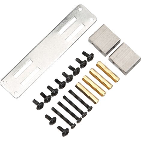 Kit de support de servo métallique à montage fixe, support d'essieu et de direction pour pièces de voiture RC MN (1/5)