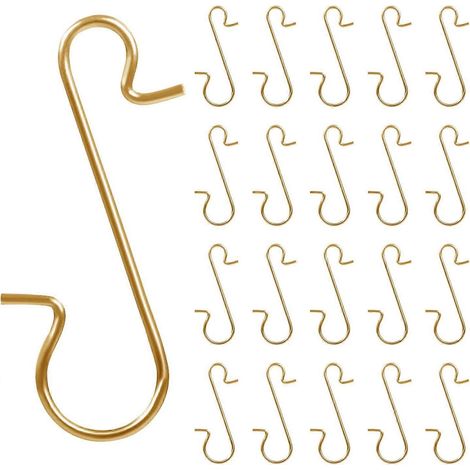 500 Stück Weihnachtskugelhaken, Weihnachtsbaumhaken, Weihnachtskugel-Aufhängehaken, Weihnachtskugelclips zum Aufhängen von Weihnachtsschmuck (1/3)