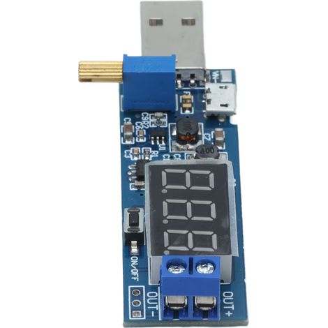 Einstellbares DC/DC-Aufwärtswandlermodul, USB-Aufwärtswandler, 5 V auf 3,3 V, 9 V, 12 V, 24 V, einstellbares Netzteil (1/5)