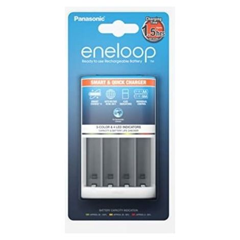 Chargeur de piles rondes NiMH Panasonic BQ-CC55E (1/5)