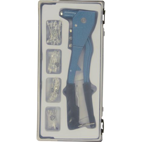 Rivettatrice a Mano con Rivetti Assortiti in Valigetta Masidef (1/3)