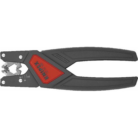 Knipex 12 74 180 SB pinza pelacables negro rojo