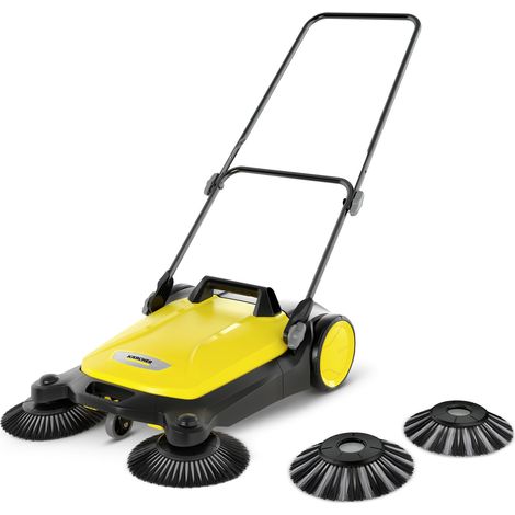 Spazzatrice Manuale KARCHER S 4 Twin 2in1 con Ampiezza di Lavoro di 680 mm, Prestazioni di 2400 m�/h e Contenitore Rifiuti da 20 litri
