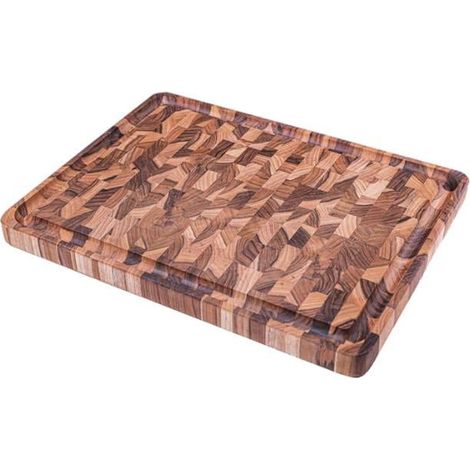 Tramontina CHURRASCO Stirnholz Schneidebrett, 45 x 34 x 3 cm