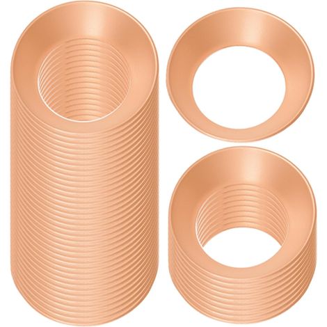 30Pcs 9.6 × 16.2 × 3.2MM Kit d'assortiment de joint d'allumage en cuivre, joints d'allumage à 45 degrés pour tube de tuyaux en cuivre 1/2 ", adaptateurs d'écrous d'allumage, climatiseur (1/5)