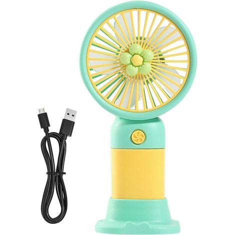 Ventilateur À Main Portatif Petit Outil Rechargeable USB Avec (1/5)