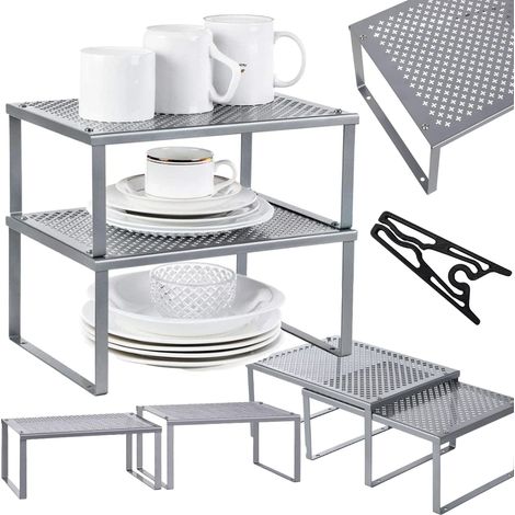 Estante para platos, estante de encimera, estante de cocina, especias SET (1/5)