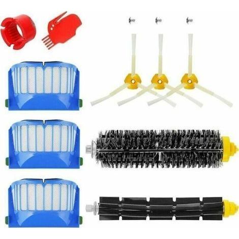 Accessoires iRobot Roomba 600 - Kit de nettoyage 10 pièces - Filtres et brosses - Haute résistance - Écologique (1/5)