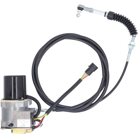 Moteur d'accélérateur pas à pas pour pelle, avec câble de 250cm, 106 0092 0100 103 0097, pour CAT E320V1 32XM E325 E330 L (1/5)