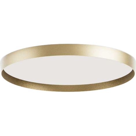 Plafonnier Acelia P/P 30W Led Dimmable Coupe De Phase Double Emission En Aluminium Or Brossé - Gealuce (1/3)