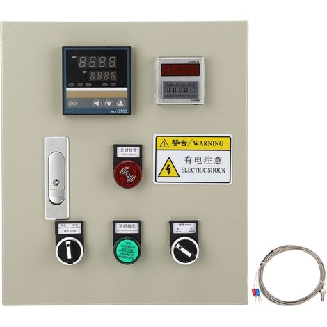 PID temperature controller box, 3-phase, 15 kW, high-precision digital display, intelligent temperature control, 380 V (1/5)