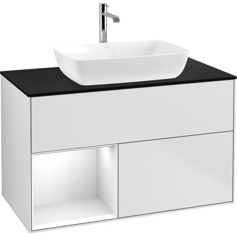 Villeroy & Boch F772GFMT Meuble sous lavabo Finion F77 (1/2)