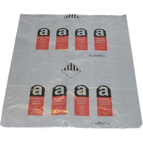 SAC A DECHETS IMPRIME AMIANTE 90X110CM SACHERIE DE PANTIN - SAPEAM900