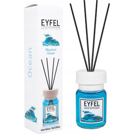 Eyfel Duftdiffusor mit Stäbchen – Ozean 120 ml (1/5)