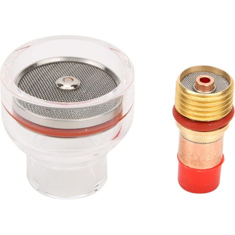 Kit Complet Accessoires Torche TIG WP Lentille Gaz Collet Cup Verre 1.6/3.2mm pour Tig-17/18/26 Soudage Professionnel (1/5)