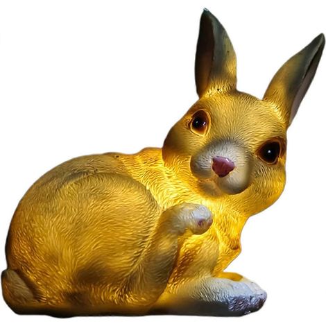 Dekorative Gartenfigur aus wasserfestem Harz – Hase