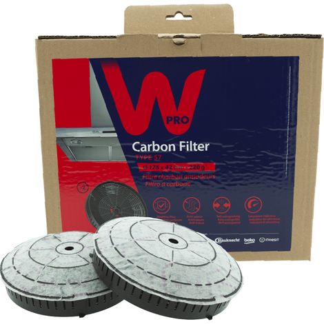 Filtro De Carbón Bauknecht 484000008824 / AMC072 (2Uds.) (1/5)