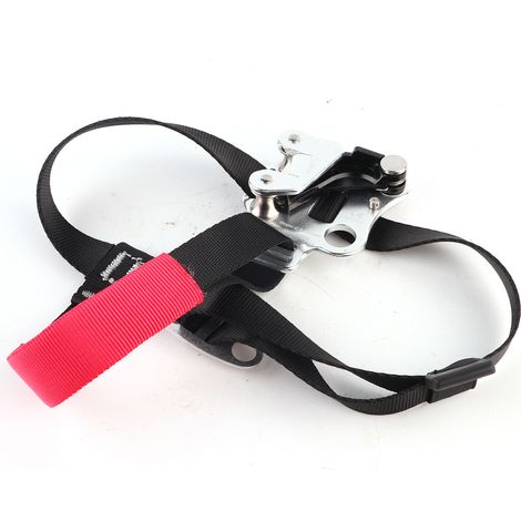 Ascenseur de Pied en Aluminium pour Escalade - Équipement de Sécurité Anti-Chute, Accessoire de Randonnée (Gauche, Argent) (1/5)