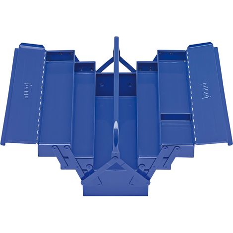 Caisse à outils en tôle d'acier, 5 pièces, Dimensions : 600 x 200 x 200 mm (1/2)