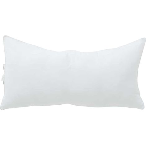 Oreiller avec oreiller Blanc Coton et polyester (1/5)