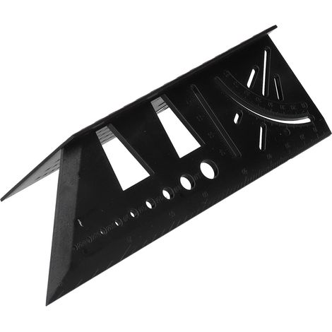 2 Stück multifunktionale Winkelmesser, 3D-Holzbearbeitungslineale, Schreiner-Anreißwerkzeug (1/5)
