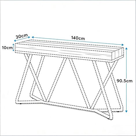 Tableau mural style ferme, support TV, table de canapé, console d'entrée, étagère murale (1/5)