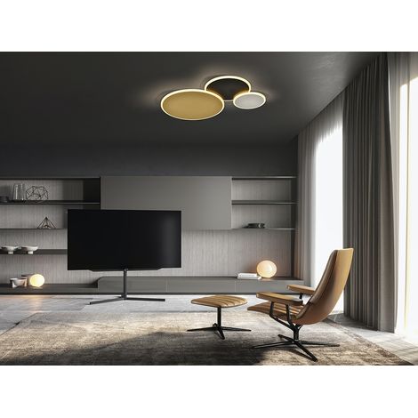 PLAFÓN UMBRA ORO-NEGRO-BLANCO (1/3)
