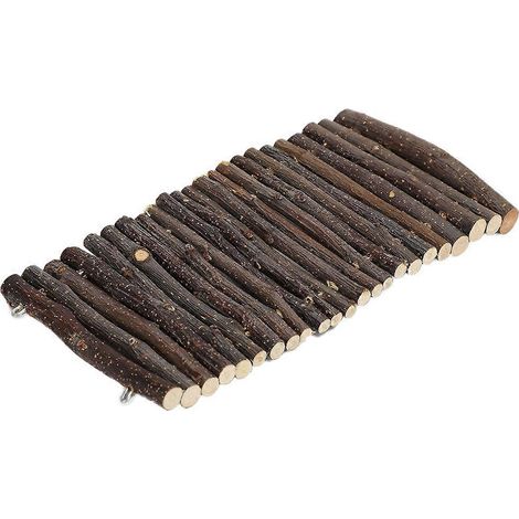Pont en arc en bois, échelle pour hamster, lapin, accessoires pour cages de petits animaux (1/3)