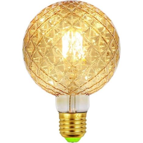 Ampoule LED vintage à filament rétro, 4 W, 220/240 V, culot E27, ampoule décorative, douille G95. (1/4)
