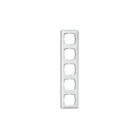 Busch-Jaeger 2515-214K-102 Reflex SI Linear-Abdeckrahmen 5-fach Rahmen (1/5)