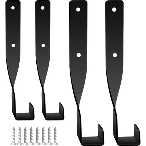 Chainsaw Chains Rack, Chainsaw Chain Holder, 1.18x1.5x8.98 Inches Vertical Wall Mount, Space-Saving Tool Racks for Garage, Truck Storage, Garden, Black (1/5)